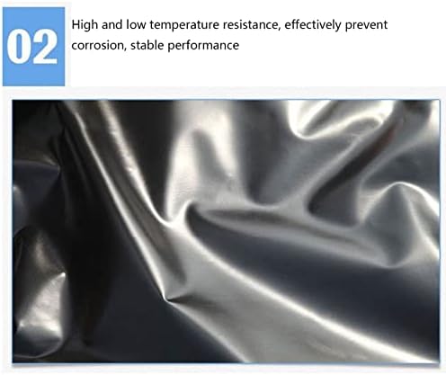 Durable Heat Resistant Rubber Pond Liner - Waterproof Membrane for Koi Ponds, Water Gardens, Fountains & Streams - Custom Size 3x9m (9.84x29.52ft)