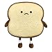 Librotime Toast Pain Oreiller Drôle Alimentaire en Peluche Oreiller Petite Peluche en Peluche Toast Canapé Oreiller Maison Canapé Décoration