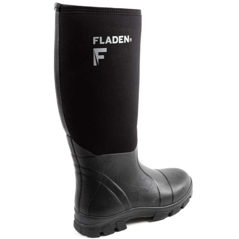 Fladen Bottes de pêche en néoprène, caoutchouc 5 mm, protection contre le froid -15 °C, semelle antidérapante, pointure 43-47