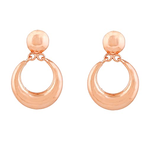 Estele Rose Gold & Gold Plated Fancy Classic Designer Earrings For Girls & Womens (B0C5RF8HKQ) Amazon Price History, Amazon Price Tracker