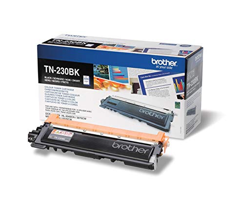 Cartouche laser Brother TN-230BK toner noir pour impression laser nette