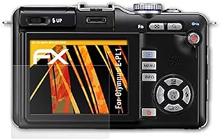 atFoliX Screen Protector compatible with Olympus E-PL1 Screen Protection Film, anti-reflective and shock-absorbing FX Protector Film (3X)