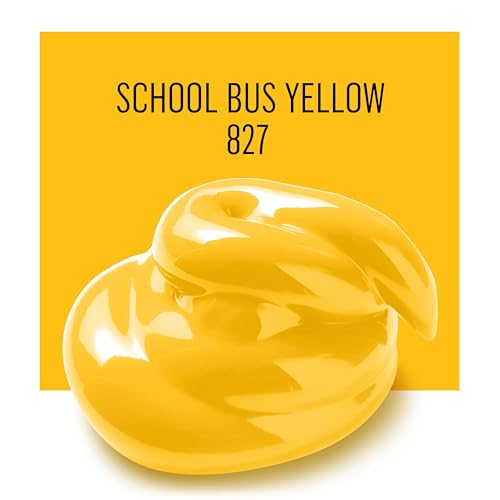 Image of FolkArt Acrylic Paint in Assorted Colors (8 oz), , School Bus Yellow