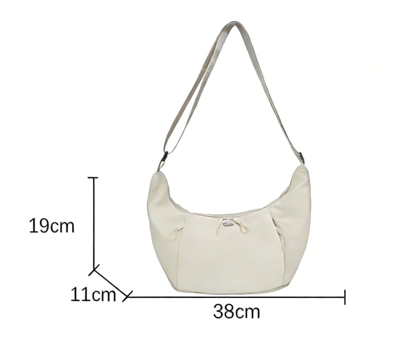Image of Haneulbit Small Crossbody Bag for Women, Waterproof Nylon Purse with Adjustable Strap, Lightweight Shoulder Bag