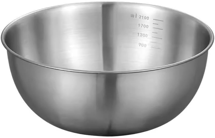 Mixing Bowls Kitchen Baking Thickened Salad Bowl Cooking Bowl Mixing Bowl Nesting Set for Food Prep(19cm)