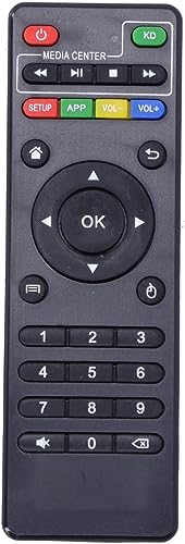 BOBOPACK Telecommande Iptv, Telecommande X96 Mini Remplacement, Contrôleur Télécommande Portable TV Box IR, pour Android x96 / x96 Mini / x96W