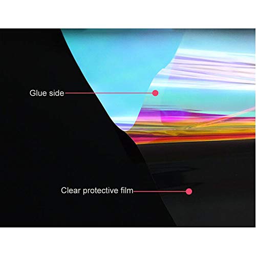Película de Vinilo Autoadhesiva Holográfica Iridiscente 54"x10ft miniatura 3