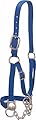 Weaver Livestock Heavy-Duty Restraint Nylon Cattle Halter, Adjustable, Modern Style Cow Calf Halter, Livestock Handling Equipment for Showing, Blue