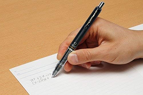 Zebra Delguard Mechanical Pencil, 0.5 Mm, Hb (#2.5), Black Lead, Black Barrel, 3/pack