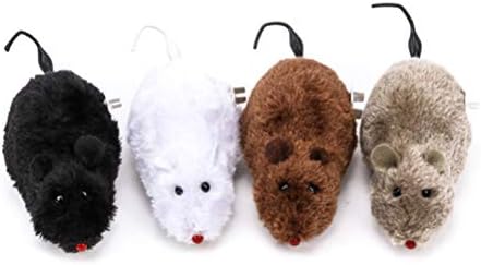 BESPORTBLE Plush Wind up Running Animal Toys Funny Cartoon Robotic Moving Mouse Cat Toy Party Chaser Toy for Kids (Random Color) Halloween Accessories 6 414M7R0llmL. AC