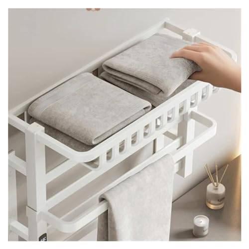 Sèche-serviettes électrique contre l'humidité pour salle de bain - 3