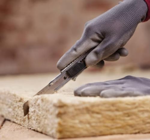 Rockwool, Roxul, Mineral Wool 8 lb Density Soundproofing Fire Resistant Insulation Batts, 1" Thick 2' x 4', (10-Pack)