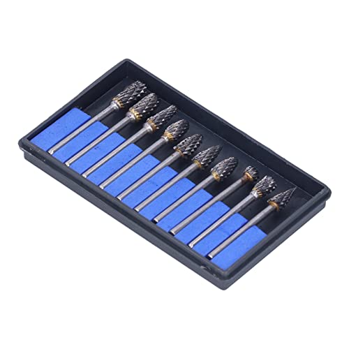 Set de 10 fresas rotativas de carburo de tungsteno miniatura 4