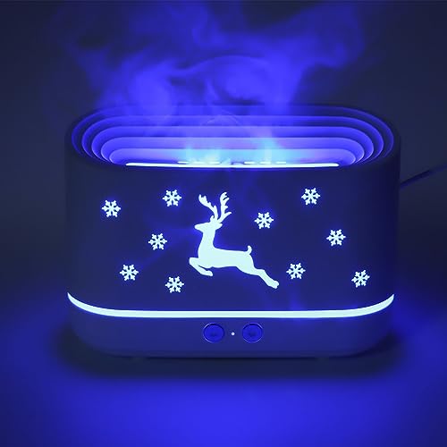 Difusor aromático eléctrico con tanque de 300 mL capacidad miniatura 3