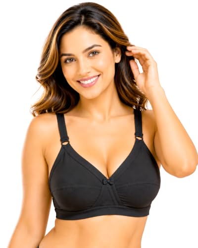 Image of SONA Women's Fit-Cross Cotton Full Coverage Non-Padded Everyday Bra
