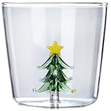 Gadpiparty Taza De Cristal De Navidad Muñeco De Nieve De Navidad 3D Taza De Cristal De Café Vasos De 10 Oz Vasos De Cristal Animal Planta Taza Interior Figura De Navidad Taza De Té Para