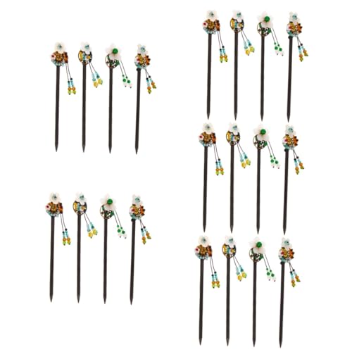 Pics à chignon en bois fleurs chinoises pour faire tenir chignon