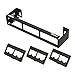 Panduit CWPP12WBL 12-Port Flat Patch Panel with Wall-Mount Bracket, Black