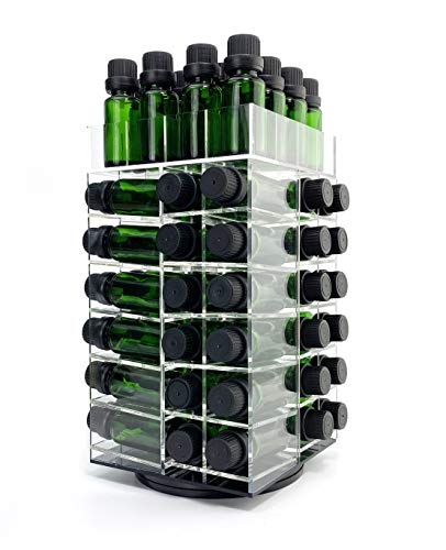 JEREVER Essential Oil Storage Rack Rotating Tower Organizer