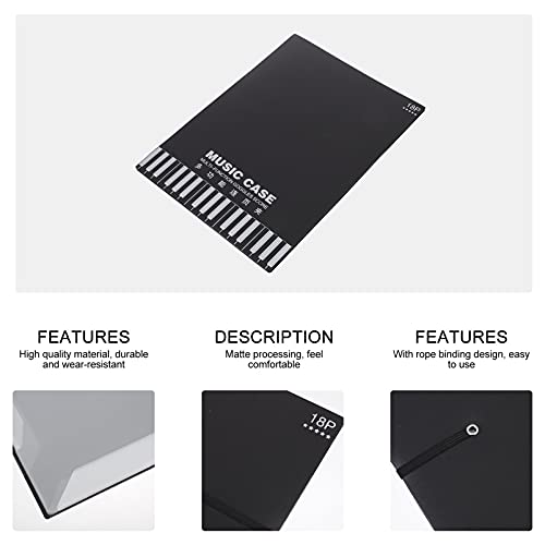 Generic Muziekblad Bestand Papier Documenten Opbergmap Houder Uitbreidbaar Muziek Binder voor Tekening Wijzigen… - Image 7