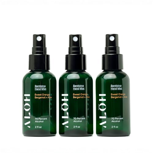 ALŌH Hand Sanitizer Mist 3-pack | Sweet Orange Bergamot +