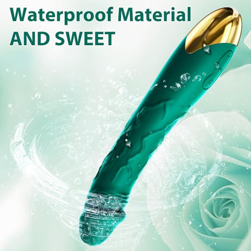 Image of 7.6 Inch Realistic Dildo Vibrator for Women，10 Powerful Vibration Modes for Clitoral and G-spot Stimulation, Waterproof Rose Adult Sex Toys for Women and Couples