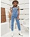 GRAPENT Women's Denim Work Overalls - Blue Mist, Medium (Size 8/10), Baggy, Cute, Summer 2024