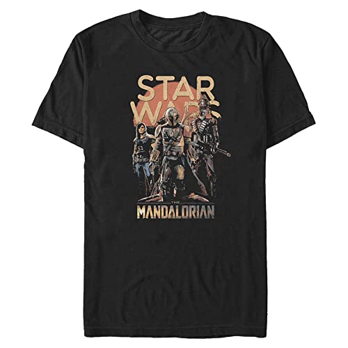 Mandalorian Star Wars t-shirt 3XL ample noir résout le problème des hauts trop courts