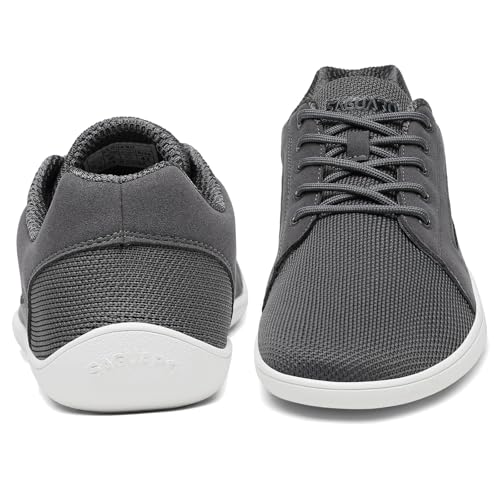Miniatura 4 de Saguaro Barefoot Zapatillas Luck - Calzado De Trail Descalzo Flexibles Para Hombre Y Mujer Zapatillas Barefoot Casual Para Caminar Con Wide Tox Box Gris,Gr.41