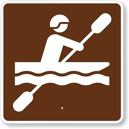 MUTCD Campground Kayaking Sign 12x12 Metal