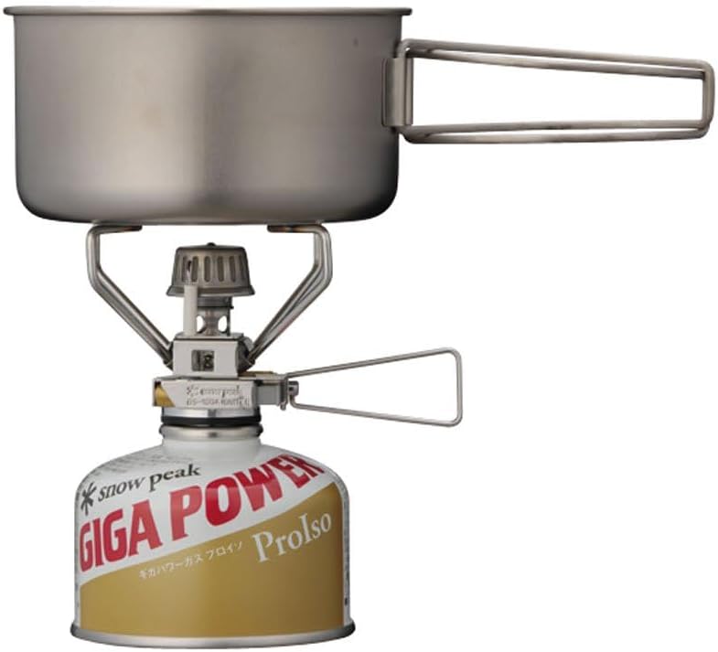 Snow Peak Multi Compact Cook Set, Japanese Titanium, Ultralight and Compact for Camping and Backpacking, Made in Japan, Lifetime Product Guarantee