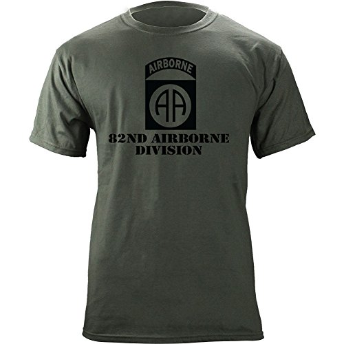 Army 82nd Airborne Division Subdued Veteran T-Shirt (XL, Green)