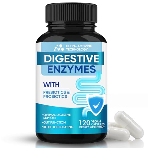 Probiotics-for-Gut-Health-Digestive-Enzymes-Gut Health Supplements Probiotics for Women/Men Gut Health, 120PCS