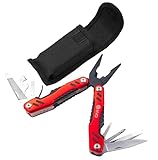 Strike King (MTKVD15) KVD Precision Multi-Tool 15 in 1, Red, Quick Lock and Release