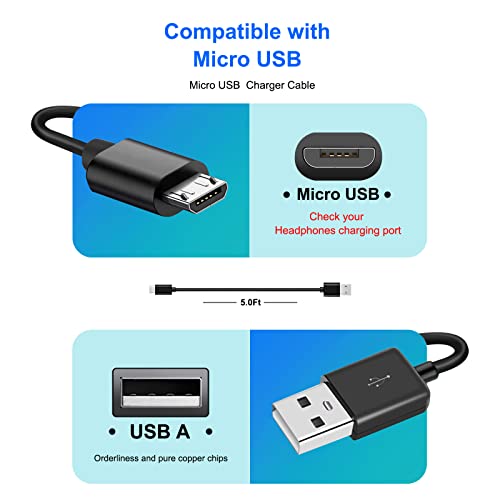 Fast Wall Charger 5Ft Charging Cable Cord Fit For Alcatel Go Flip, Go Flip 3, Go Flip V, Alcatel Cingular Flip 2/3, Alcatel Myflip 2, Quickflip, Smartflip 4052R 5044C & Flip Micro Usb Phone Charge #TOP1