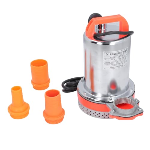 EVTSCAN DC24V 260W Submersible Pump High Lift Water Pump 1 Inch 1.5 Inch 2 Inch Outlet Port for Garden Pond Pool Boat Aquaculture