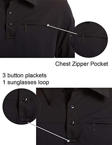 Magcomsen Mens Polo Casual Polo Shirts Short Active Polo Jersey Polo Shirts 3 Button Shirts Work Shirts For Men Outdoor Shirts Hiking Shirts #TOP5