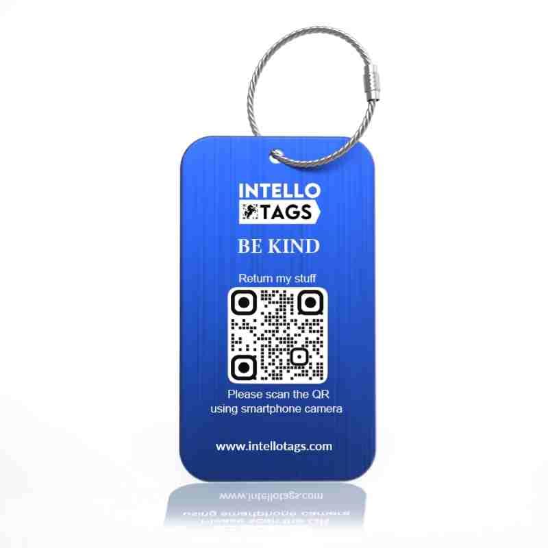 Intello Tags | Lost & Found Smart Luggage Tag with Live Location Alerts | Encrypted Call | No Charging, Waterproof, Customizable | Suitcase, Backpack, Duffel, Luggage, Trolly Bag-image-28