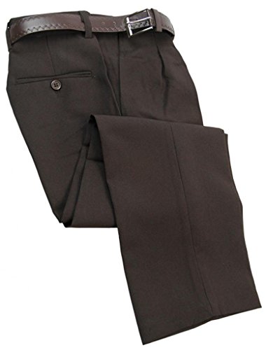 Vanghogh Boys Pleated Dress Pants With Belt2