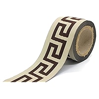 Jacquard Drapery Ribbon Greek Key Drapery Trim - Elegant Jacquard Ribbon For Curtains & DIY Crafts Drapery Trim Ribbon 6 thumbnail image