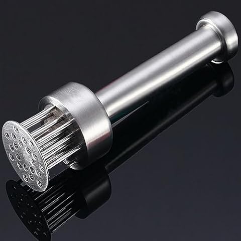 EVEDMOT Meat Tenderizer Stainless Steel with Sharp Needles for Steak Chicken Pork Fish, Suitable Meat Tenderizer Tool with Cleaning Brush for BBQ or Kitchen Cover