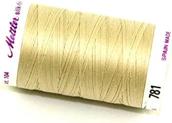 Mettler No 50 Silk Finish Cotton Quilting Thread 547m 547m 537 Lime Blossom - Each