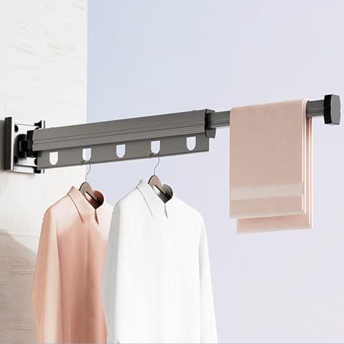 Étendoir à linge pliable mural pour supprimer les séchoirs encombrants - 3