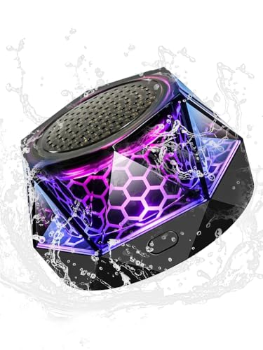 Portable Bluetooth Speaker with Lights, big audio and punchy bass,24-Hour Playtime,Portable Stereo Sync TWS,IPX7 Waterproof,Magnetic Bluetooth Speaker for for Home/Party/Outdoor/Beach/Gift Ideas