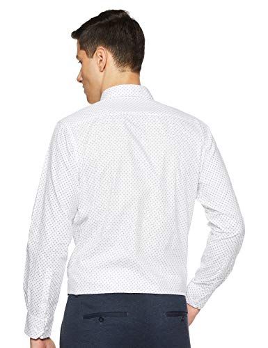 Image of Diverse Men's Cotton Printed Full Sleeve Regular Formal Shirt