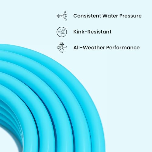 Image of IFFCO Urban Gardens - Hose Pipe 10 Meters - 0.5 Inch PVC Garden Hose Pipe - Flexible, Kink-Resistant Pipe for Gardening & Outdoor Use - Lightweight, Durable & Flexible, Water Pipe for Garden