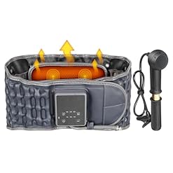 Dekompression zurück Gürtel mit Heizkissen & Massagegerät für Schmerzen im unteren Rücken, Lendenwirbelsäule Traktion Gerät zurück Massager mit Wärme, eine Größe passt Taille 29-49 Zoll