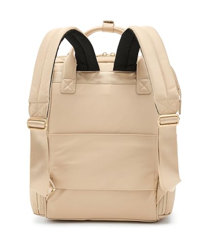 Image of Baggallini, Womens, Chelsea Laptop Backpack, Desert Sand Twill, One Size