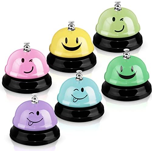 Amazon.com : 12 Pcs Call Bell Service Bell 3 Inch Diameter Desk Bell ...
