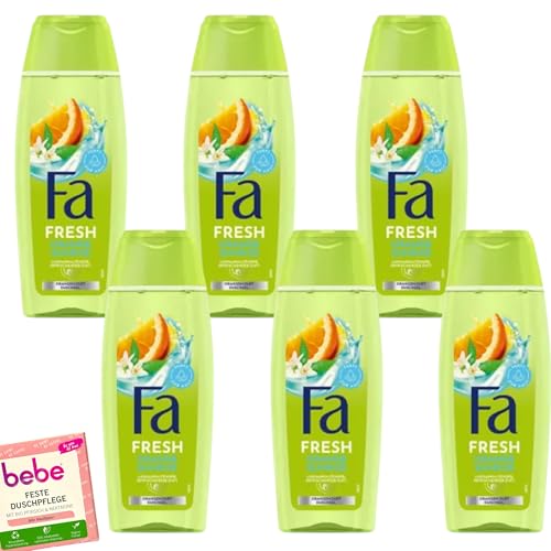 6x Duschgel FA Fresh Orange Sunrise + 1x Bebe feste Duschpflege | 6x 250ml | 6x Duschgel FA Fresh Orange Sunrise + 1x Bebe feste Duschpflege | 6x 250ml |